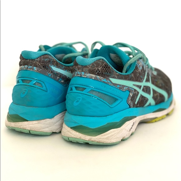 Asics Gel-Kayano 23 Running Shoes Shark-Aruba 7.5 - Picture 4 of 5